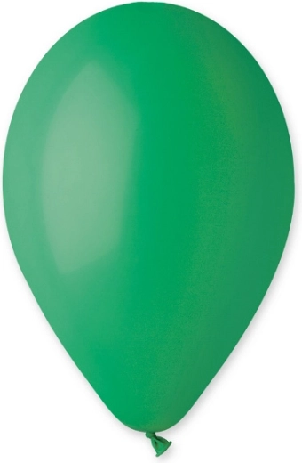 Pastelové latexové balónky 10" tmavě zelené