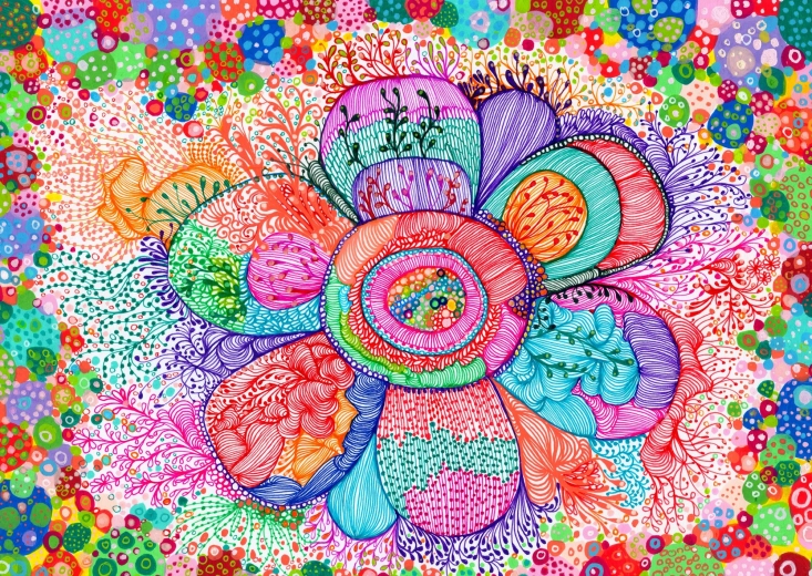 Enjoy puzzle Květinový rytmus 1000 dílků