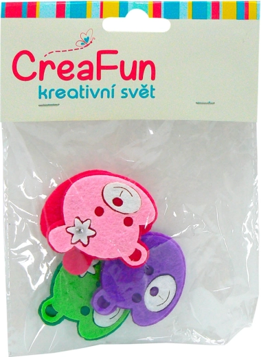 Sada roztomilých medvídků 4 ks (4,5 × 4 cm)