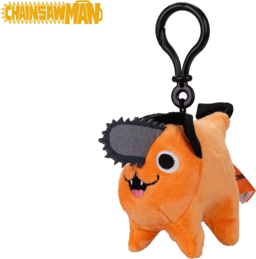Plyšový přívěsek na klíče Chainsaw Man – Pochita (10 cm)