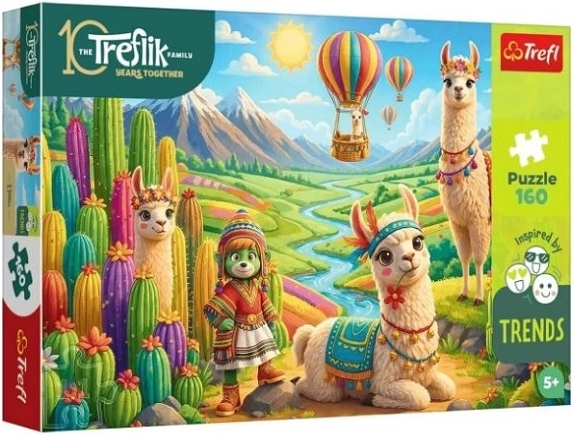 Trefl dětské puzzle Lamy 160 dílků