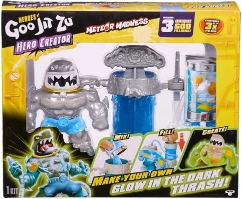 Heroes of Goo Jit Zu hero creator Thrash x-ray glow