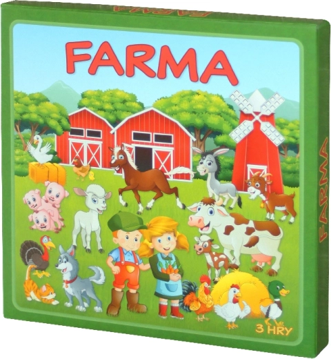 Soubor společenských her: Černý Petr, Pexeso a Domino