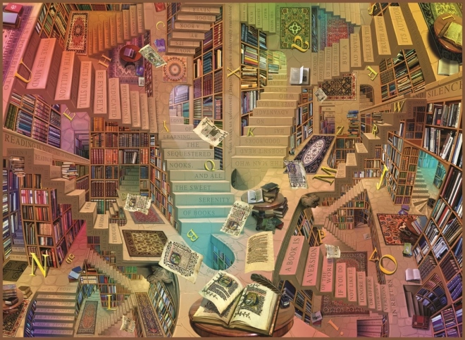 Puzzle Knihovna 1000 dílků od Anatolian