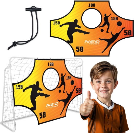 Neo-Sport terčová plachta na fotbalovou branku 180 × 120 cm