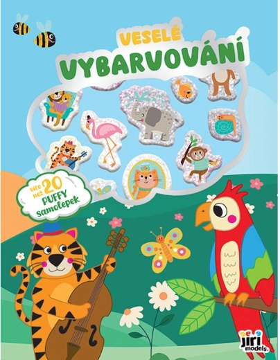 Veselé vybarvování se super samolepkami zvířátka