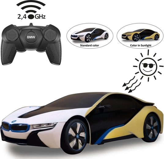 RC auto BMW i8 1:24 s UV fotochromatickým efektem