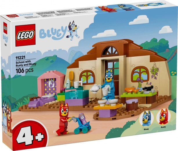LEGO Bluey škola s Rustym a Bluey