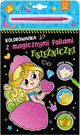 Kouzelné fóliové omalovánky Princezny