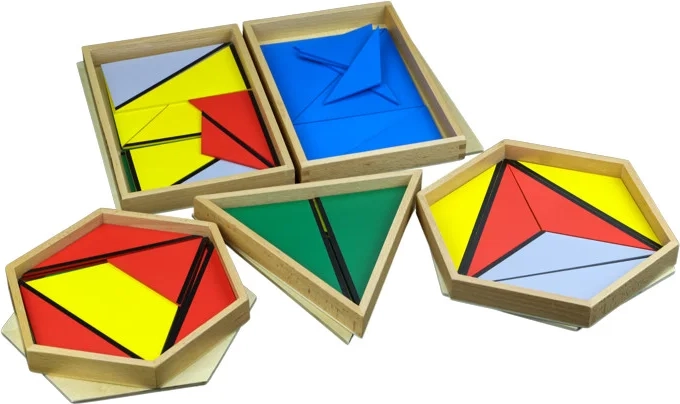 Moyo Montessori konstrukční trojúhelníky