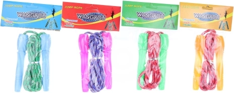 Plastové barevné švihadlo 2,4 m