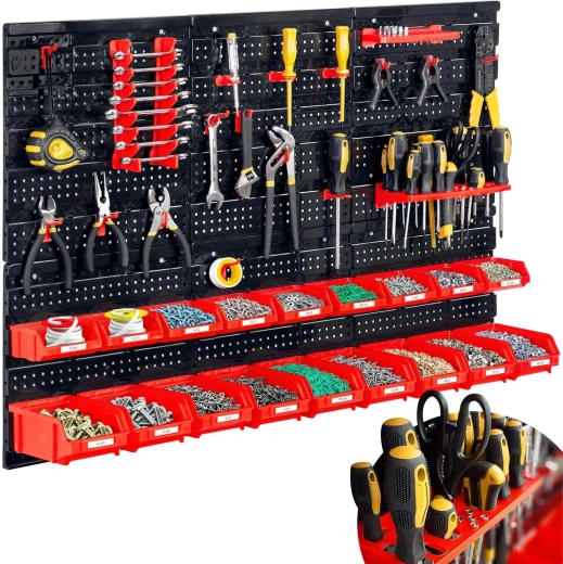 Nástěnná dílenská nástěnka na nářadí 96 × 76 cm HUMBERG