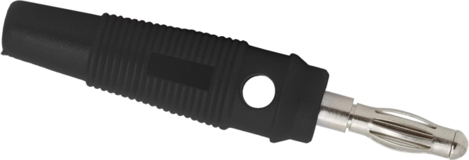 Pogumovaná banánková zástrčka pro kabely 3 mm