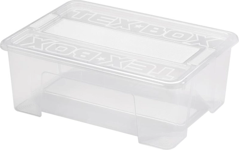 Plastový úložný box s víkem HEIDRUN 10 l