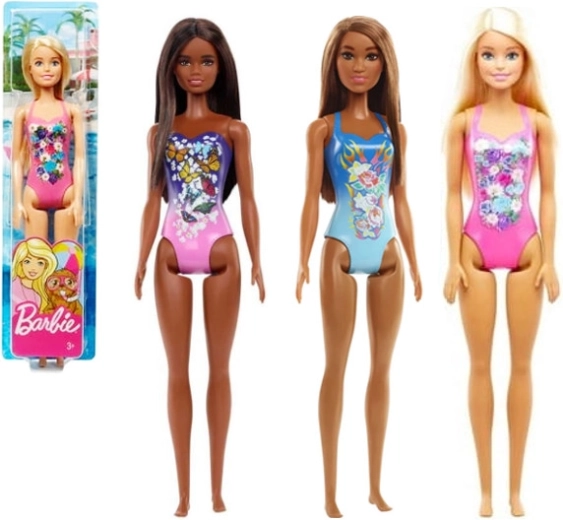 Barbie plážová panenka v plavkách