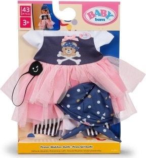 BABY born šatičky pirátka 43 cm
