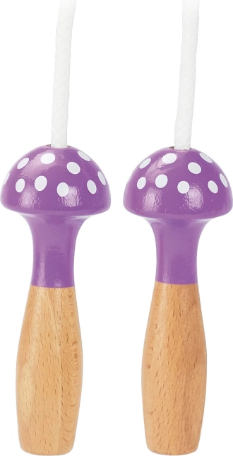 Fialové švihadlo s puntíky VILAC