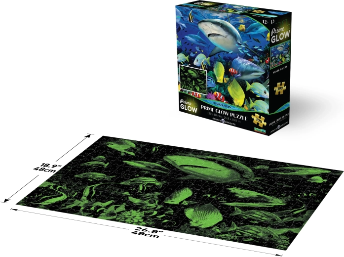 Prime 3D svítící puzzle žralok 500 dílků