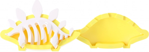 magnetická stavebnice dinosaurus se skeletom a 3D scénou