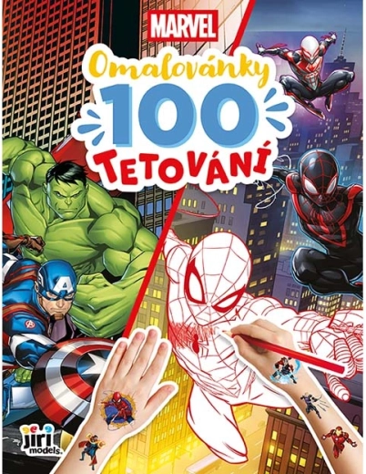 Omalovánky a 100 tetování Marvel