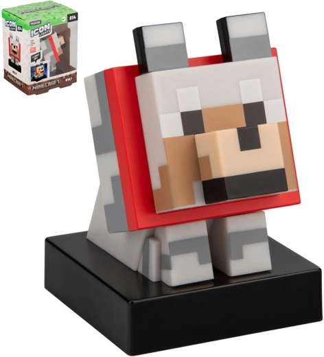 Lampička Minecraft Vlk