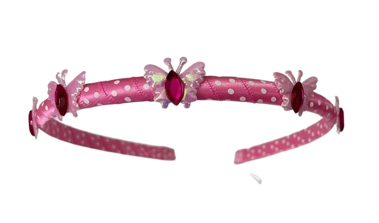 Dětská bižuterní čelenka v pestrých barvách