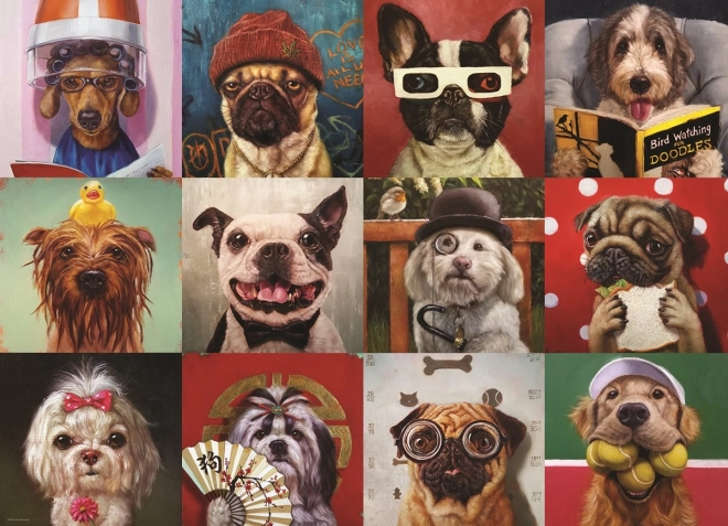 Puzzle Legrační psi 1000 dílků