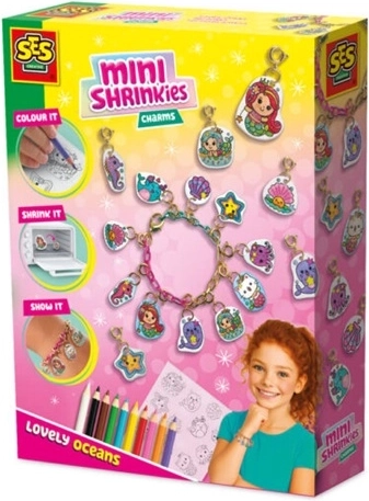 Ses Mini Shrinkies Charms Lovely Ocean – kreativní sada přívěsků
