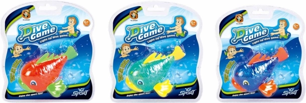 Potápěcí rybička se světlem do vody