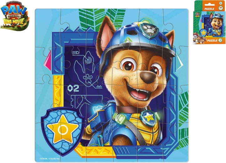 Puzzle Tlapková patrola Chase Dino Movie, 24 dílků