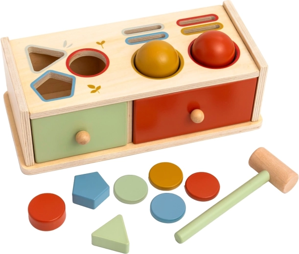 2Kids Toys zatloukačka a vkládačka se šuplíčky