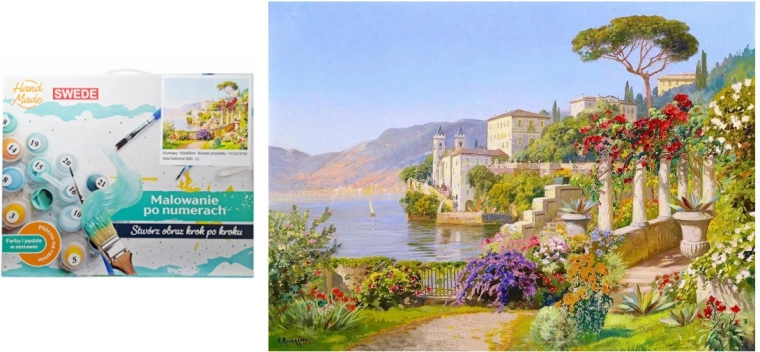 Malování podle čísel – V zahradě