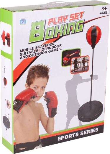 Dětská boxovací sada s nastavitelnou výškou 105 cm
