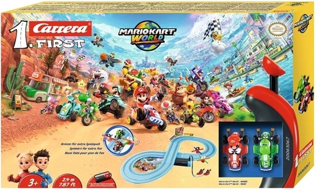 Dětská autodráha Carrera FIRST Mario Kart Mario vs. Yoshi