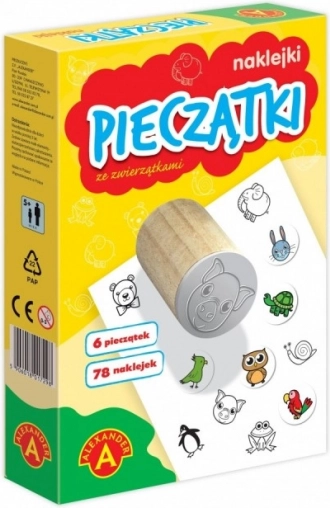 Malá razítka a samolepky se zvířaty