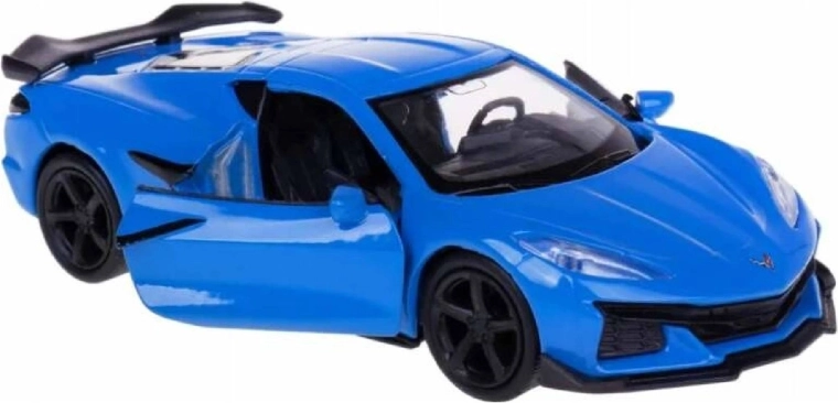 Model auta Welly Chevrolet Corvette Z06 2023 1:34 modrá