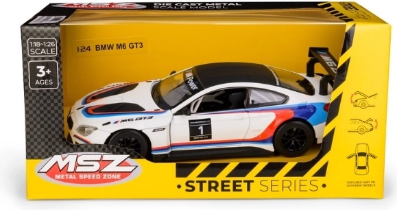Sběratelský model BMW M6 GT3 bílý 1:24