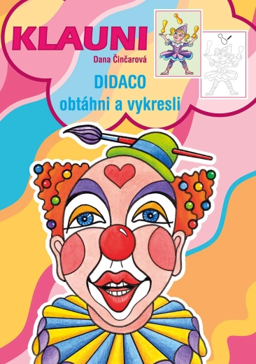 Akim didaco omalovánky klauni - 1 kus