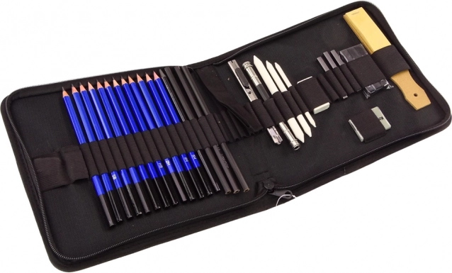 Umělecká sada pro kreslení tužky a příslušenství 32 ks