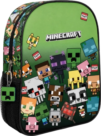 Dětský batoh Minecraft zelený 30 cm