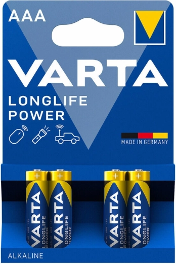 Varta Longlife Power alkalická baterie AAA, 4 ks