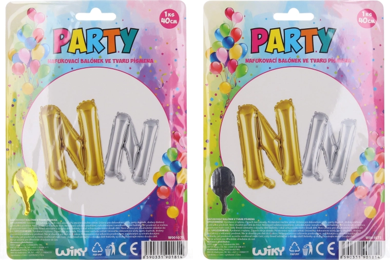 Nafukovací balónek písmeno N