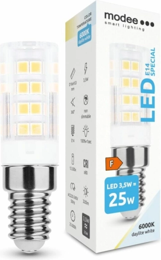Keramická LED žárovka E14 3,5 W studená bílá 6000 K MODEE SMART LIGHTING