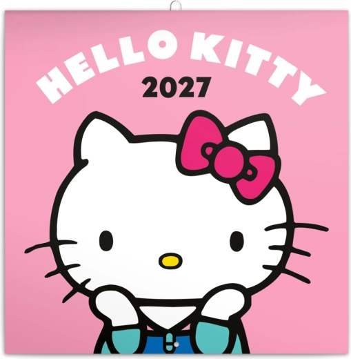 Notique poznámkový kalendář Hello Kitty 2027 30 × 30 cm