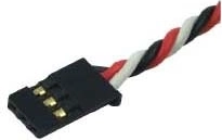 Kroucený servo kabel s konektorem Futaba 30 cm