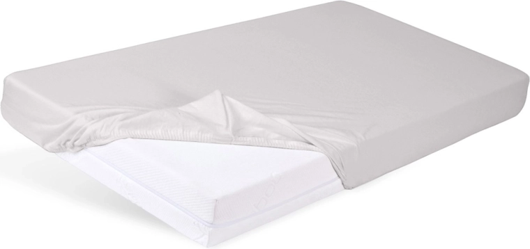 Babymatex napínací prostěradlo jersey do postýlky 60 × 120 cm, světle šedé