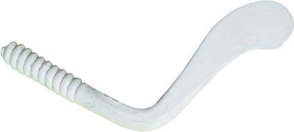 Ocelový obrtlík 50 mm, bílý (20 ks)