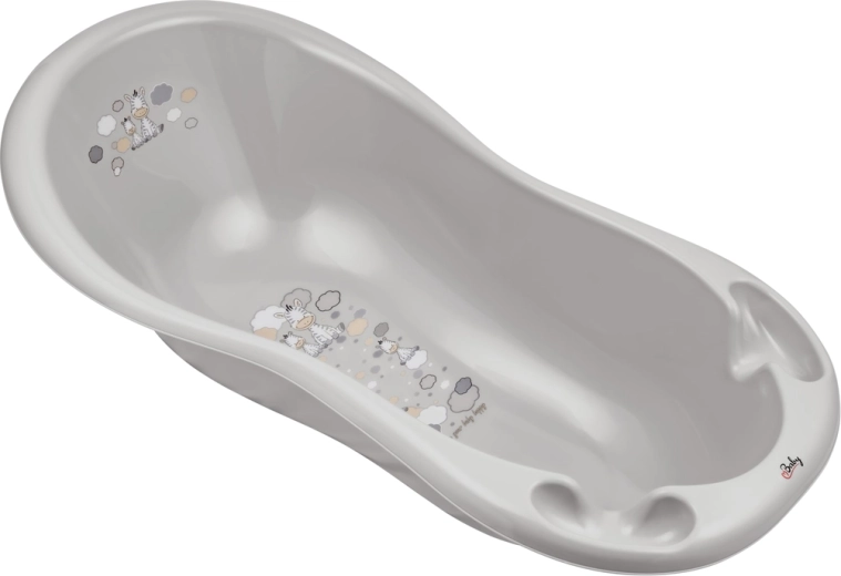 Maltex dětská vanička Zebra 100 cm, šedá