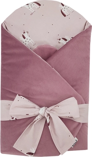 Zavinovačka EKO s velvetem a kokosovou vložkou unicorn 75 × 75 cm