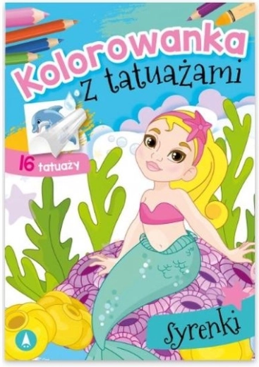 MagiAtattoo omalovánky a smývatelné tetování mořské víly